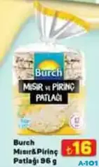 BURCH MISIR & PİRİNÇ PATLAĞI 96 G BURCH MISIR & PİRİNÇ PATLAĞI 96 G
